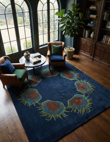 7' 6 x 7' 6 Luna Wool Square Rug