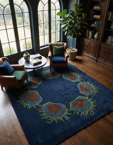 7' 6 x 7' 6 Luna Wool Square Rug
