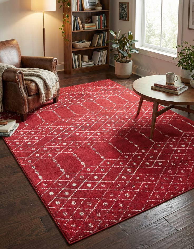 Detail image of 7' 10 x 10' Paxon Trellis Rug