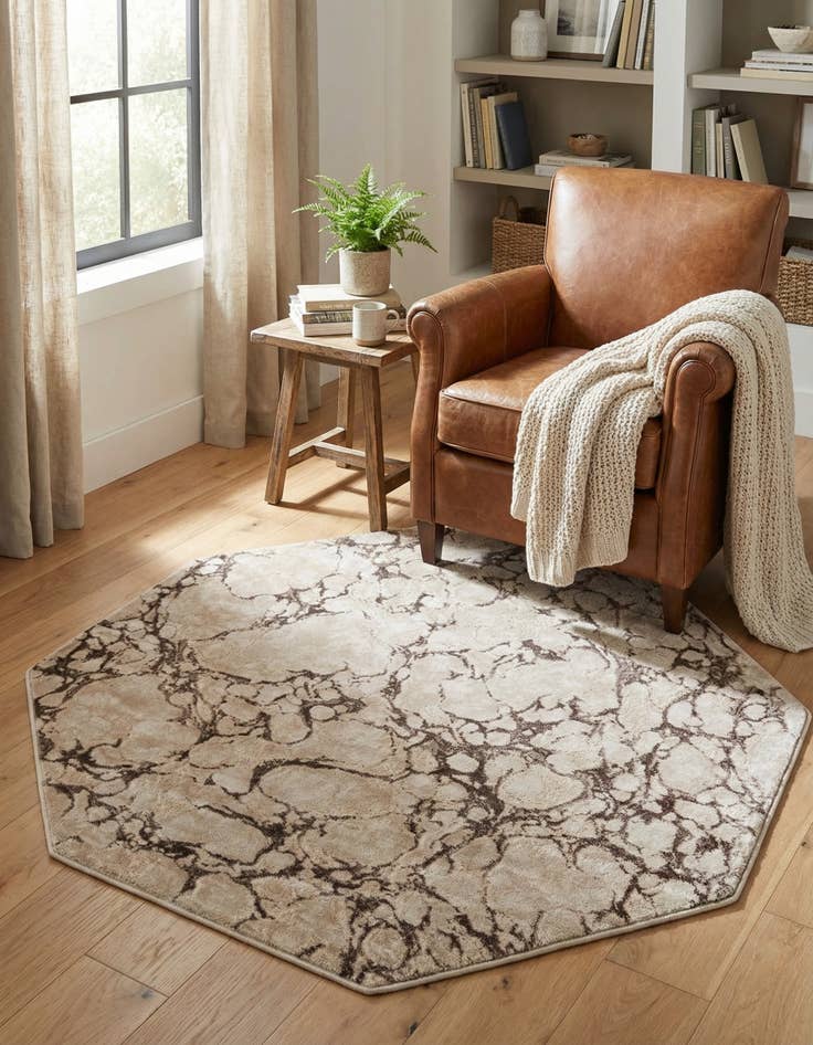 Detail image of 6' x 6' Oasis Octagon Rug