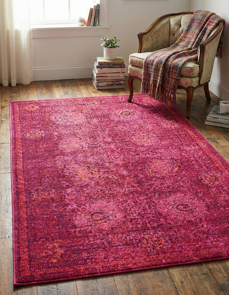 Detail image of 3' 3 x 5' 3 Washable Fleur Rug