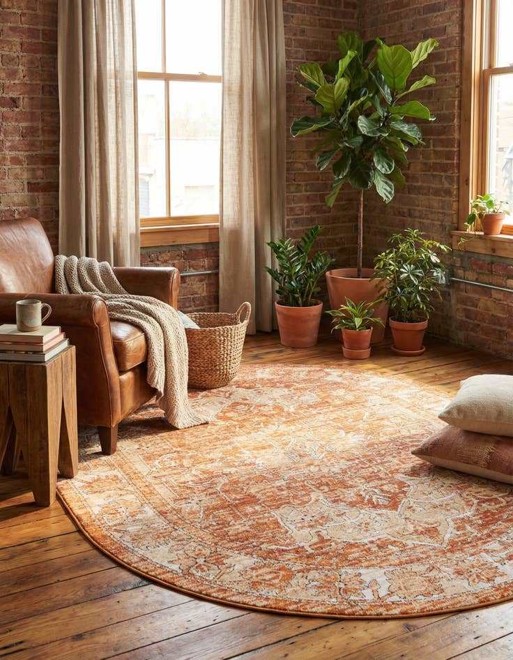 Detail image of 7' 10 x 10' Isabella Oval Rug