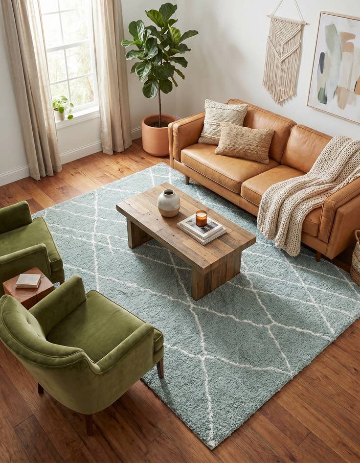 Detail image of 7' 10 x 11' Soft Touch Shag Rug