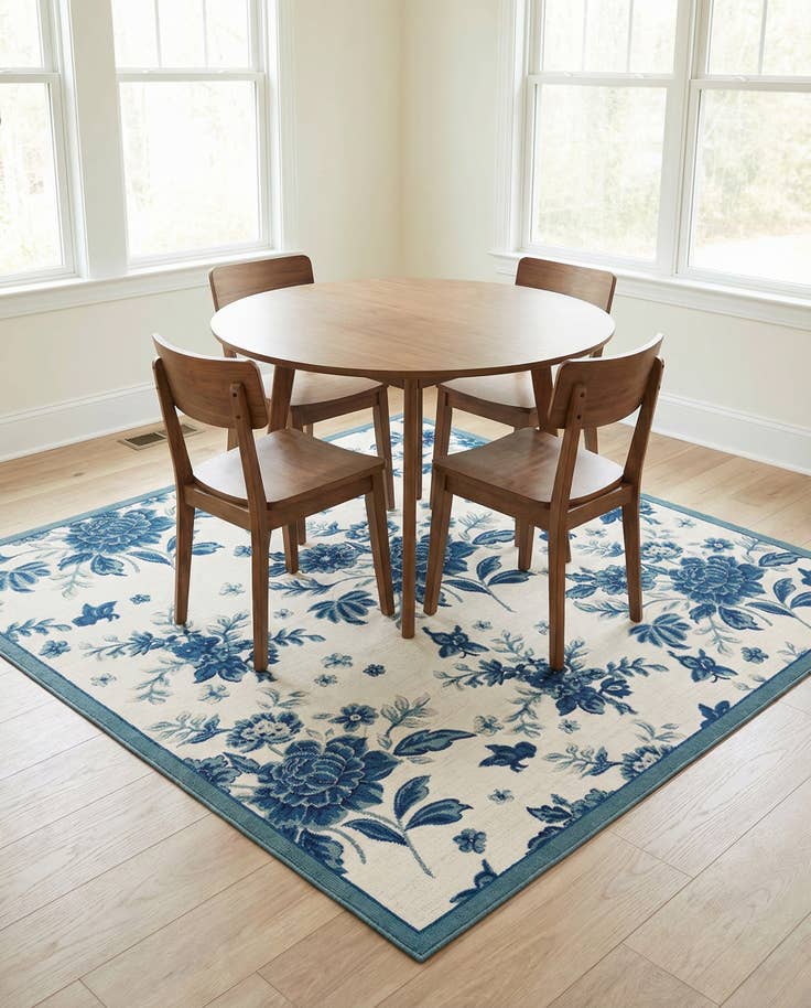 Detail image of 8' x 8' Blossom Square Rug
