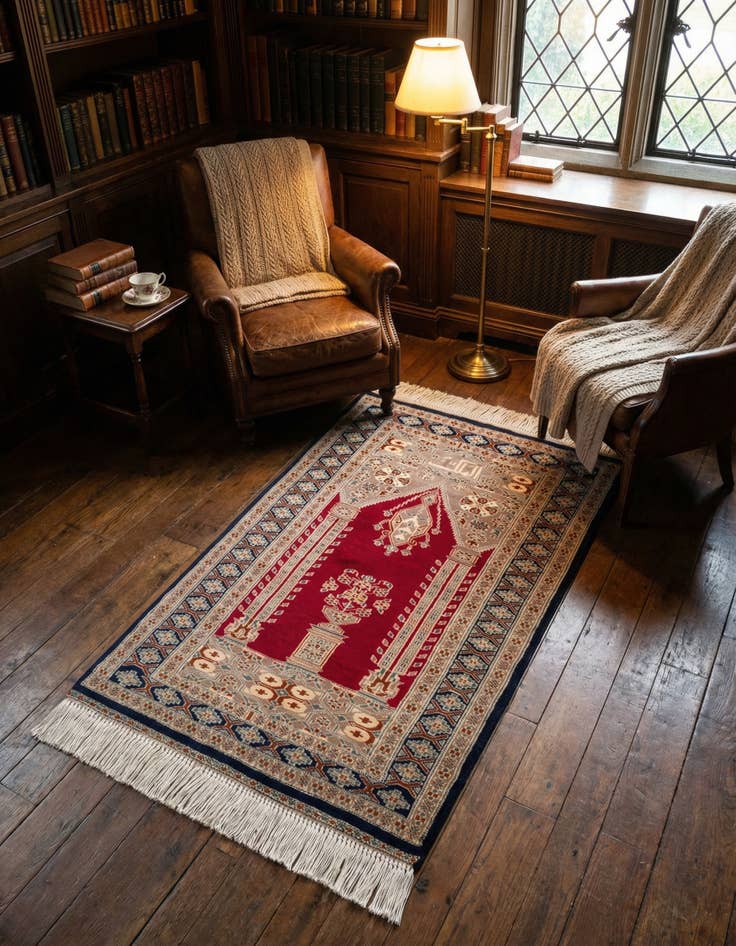 Detail image of 2' 8 x 4' 2 Hand Knotted Bokhara Oriental Wool Rug