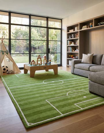 8' x 10' Playtime Kids Wool Freeform Rug