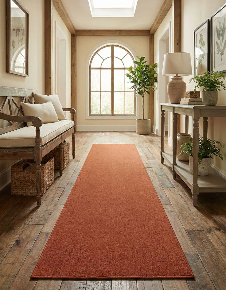 Detail image of 2' 6 x 10' Everyday Solid Runner Rug