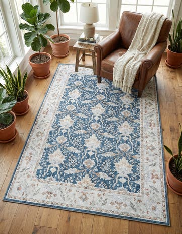 4' 1 x 6' 1 Washable Timeless Rug