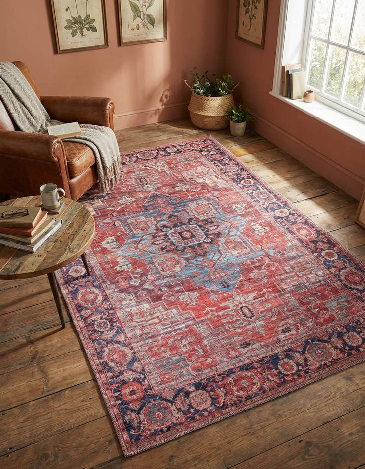 Detail image of 4' x 6' Washable Maahru Rug