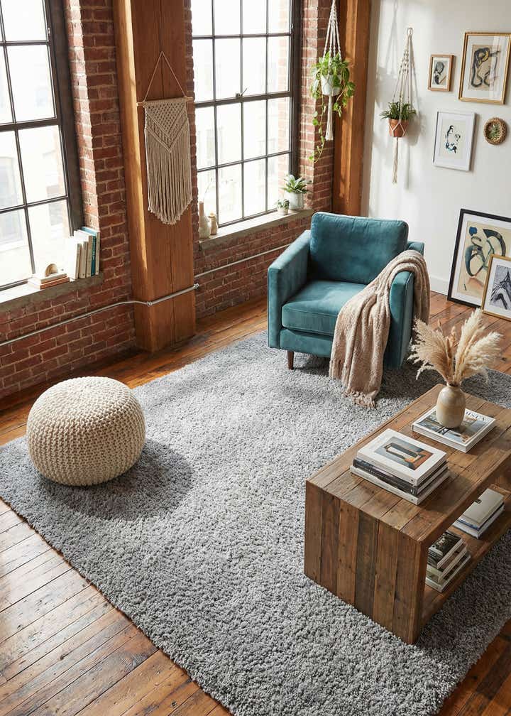 7' 7 x 10' Zermatt Shag Rug