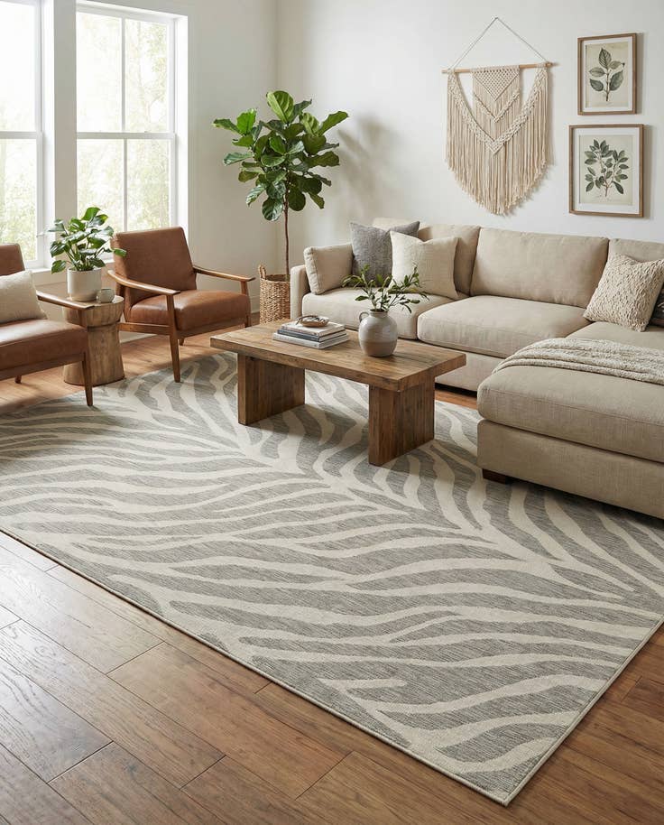 Detail image of 10' x 14' Easy-Clean Safari Indoor / Outdoor Rug