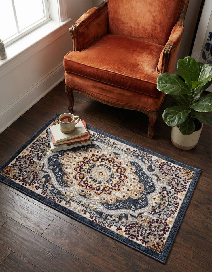 Detail image of 2' x 3' Kamala Washable Rug