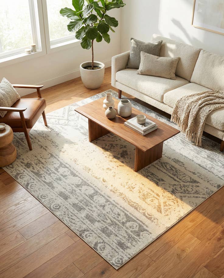 Detail image of 7' x 7' Lennon Square Rug