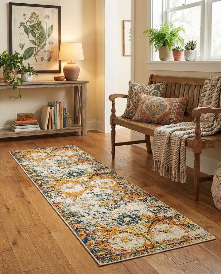 60cm x 200cm Waschbar Alta Läufer Teppich
