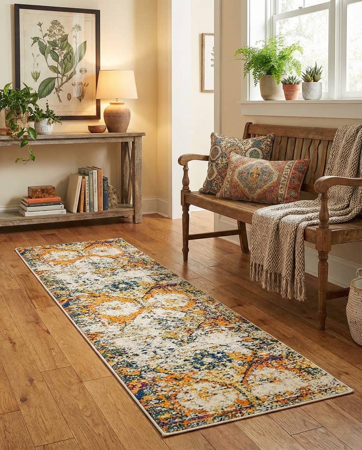 Detailansicht von 60cm x 200cm Waschbar Alta Läufer Teppich