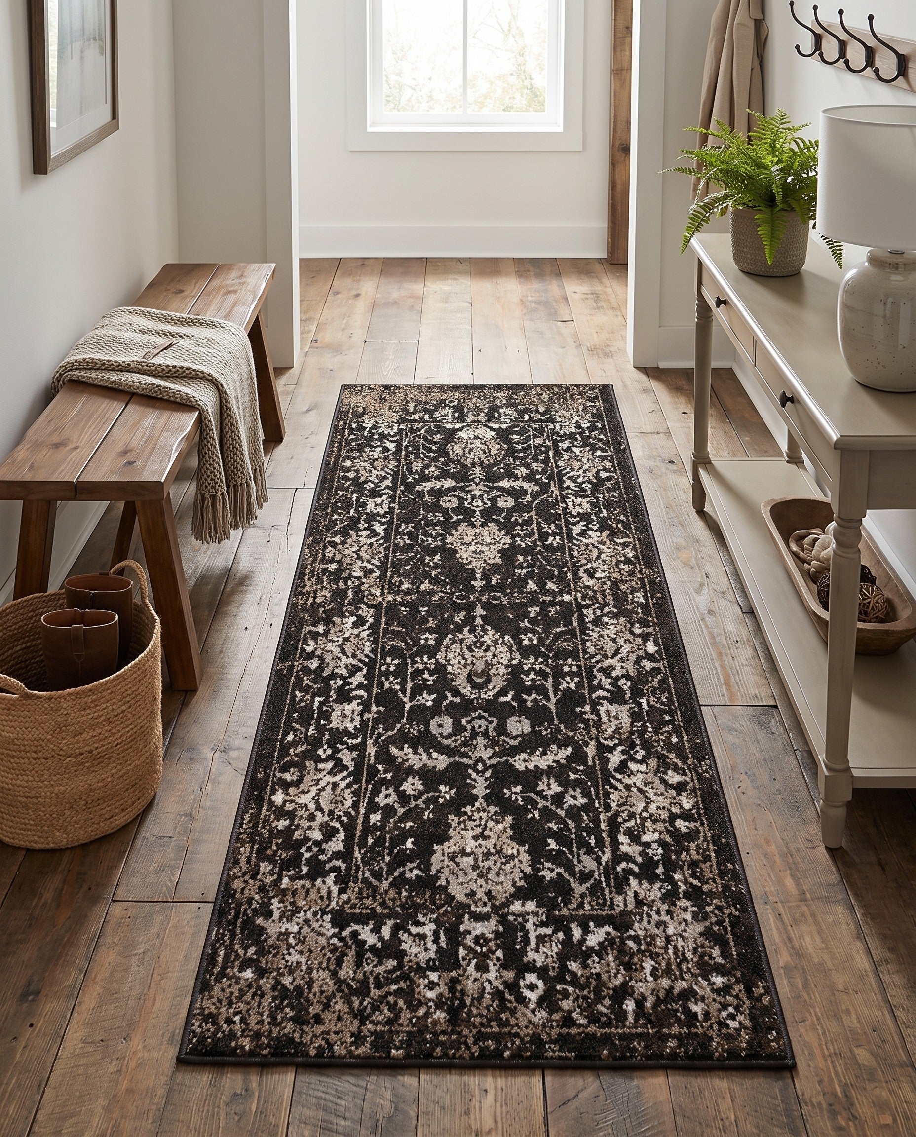 2' x 5' Kamala Washable Runner Rug