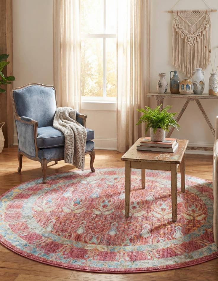 Detail image of 6' x 6' Williamsburg Round Rug