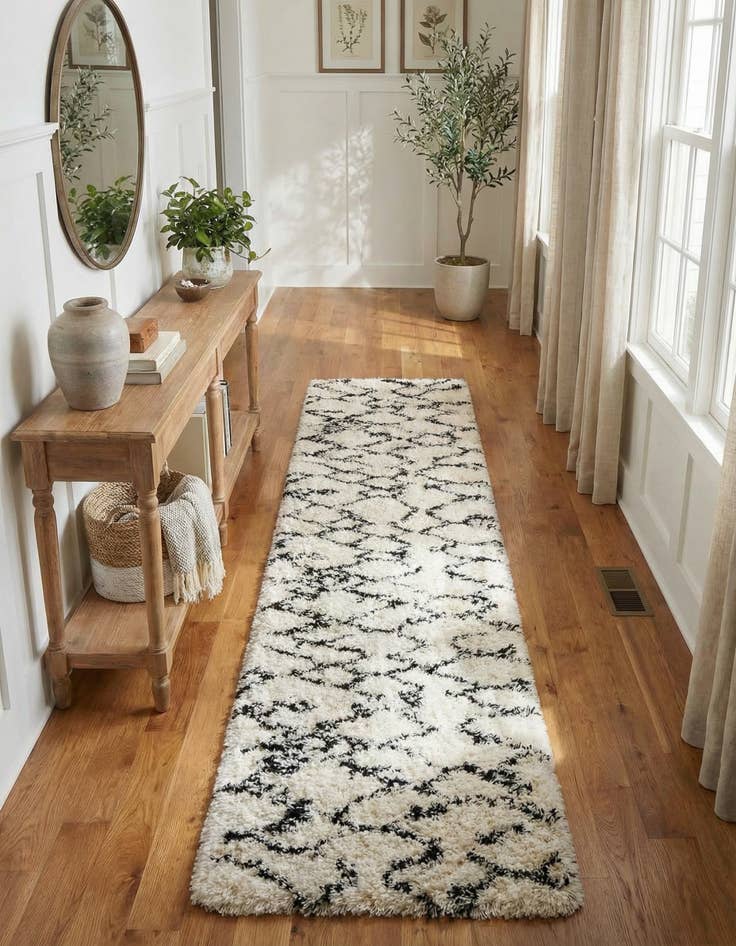 Detail image of  2' 7 x 12' Infinity Shag Runner Rug
