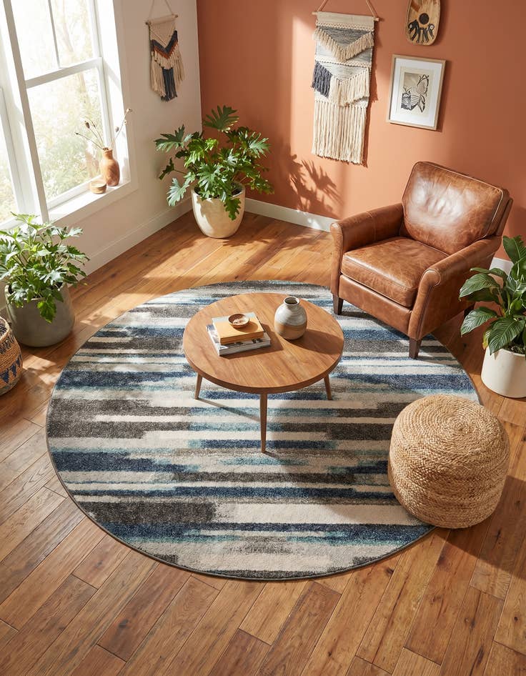 Detail image of 7' 10 x 7' 10 Harvest Round Rug