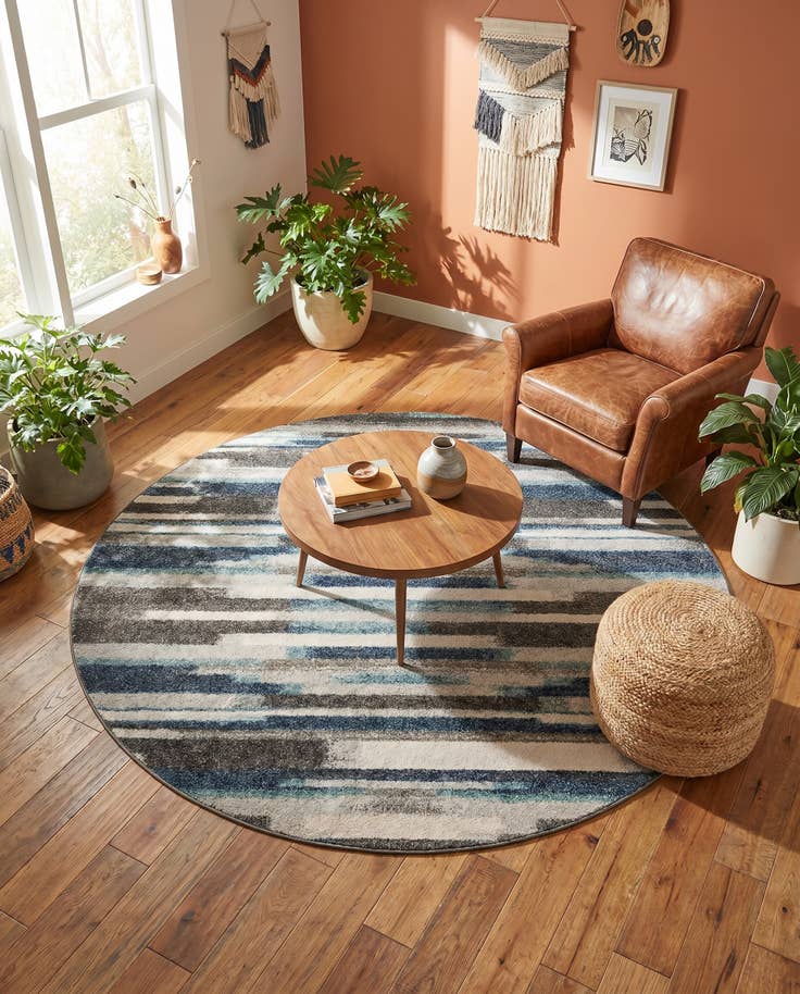Detail image of 7' 10 x 7' 10 Harvest Round Rug