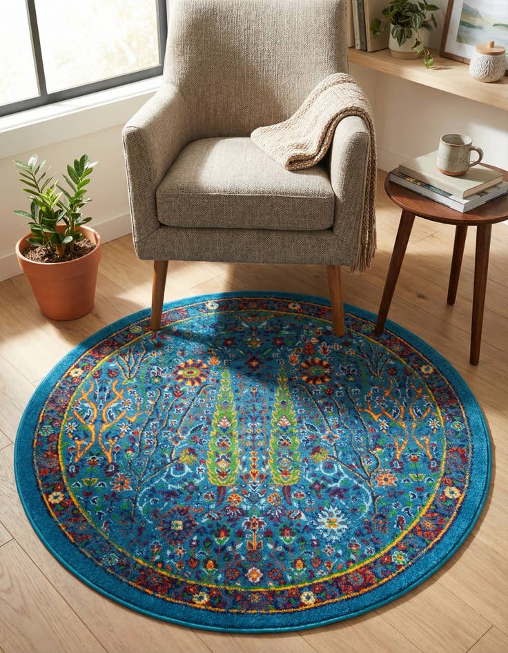 Detail image of 3' 3 x 3' 3 Calypso Round Rug