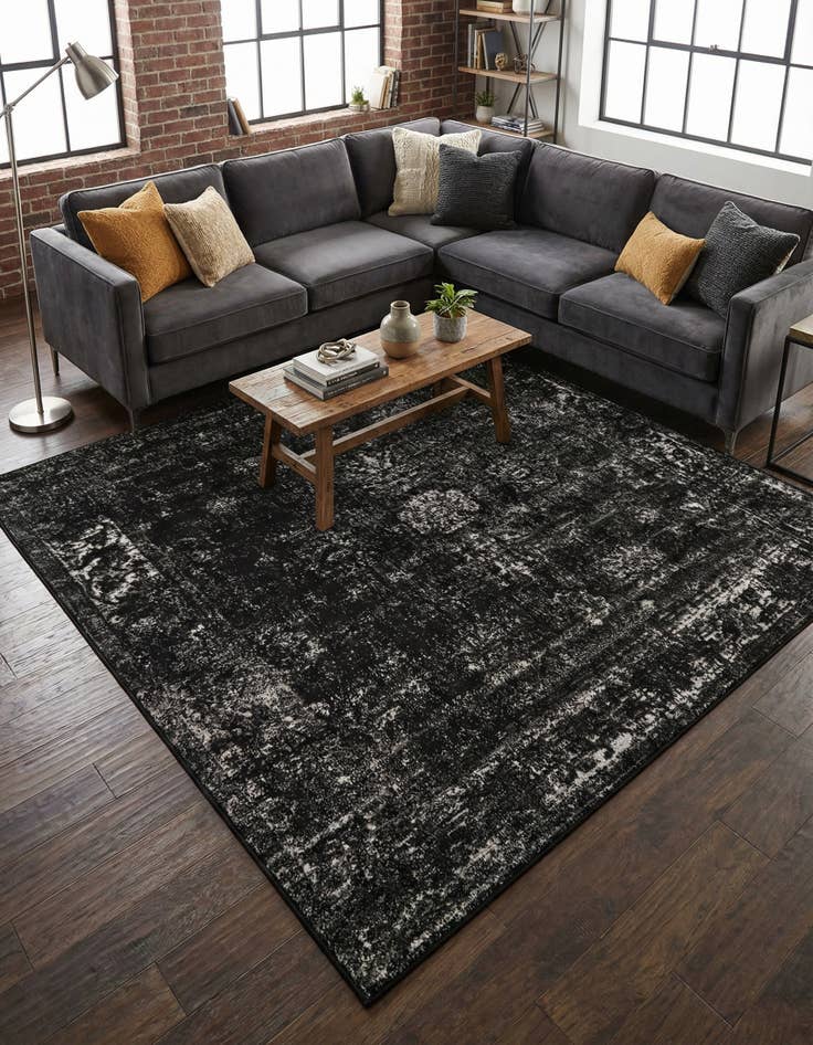 Detail image of 7' 10 x 7' 10 Monte Carlo Square Rug