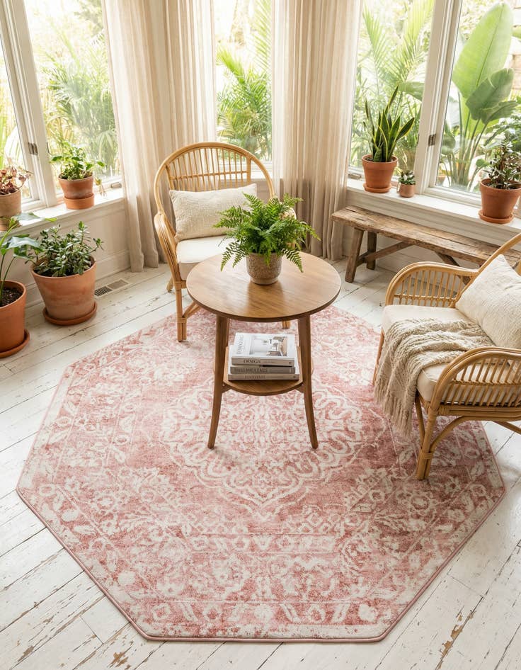 Detail image of 7' x 7' Oxford Octagon Rug