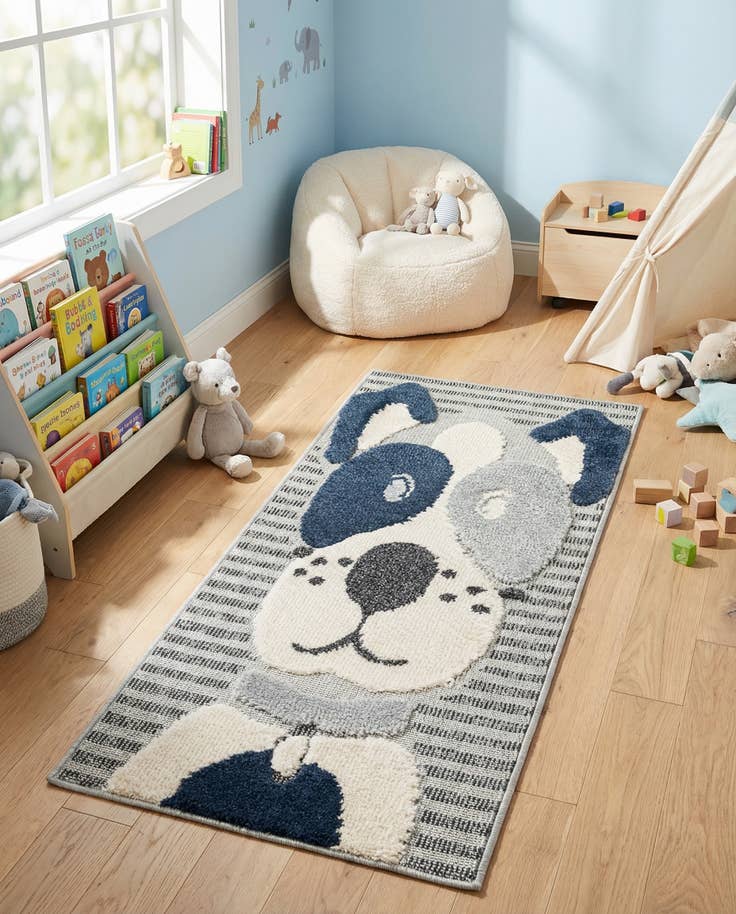 Detail image of 2' x 4' Whimsy Kids Runner Rug