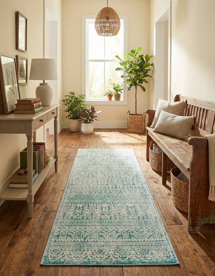 Detail image of 2' 2 x 6' Uptown Cloisters Runner Rug