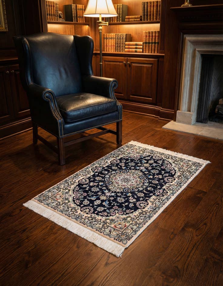 Detail image of 2' 7 x 3' 10 Nain Rug