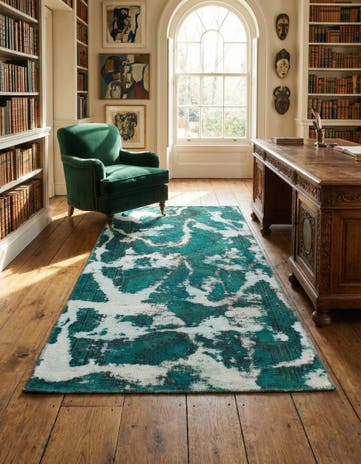 3' 4 x 6' 6 Hand Knotted Ultra Vintage Persian Wool Rug