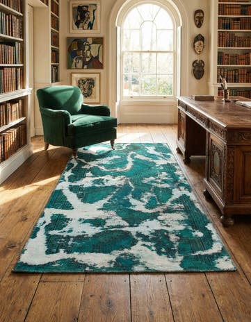3' 4 x 6' 6 Hand Knotted Ultra Vintage Persian Wool Rug