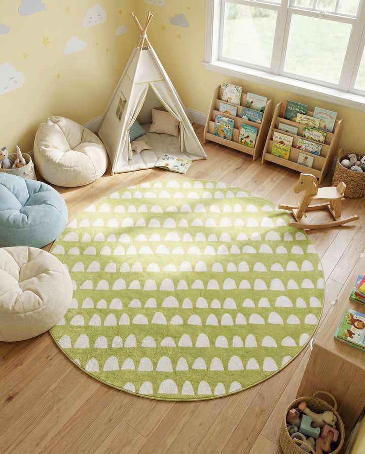 7' 10 x 7' 10 Whimsy Kids Round Rug