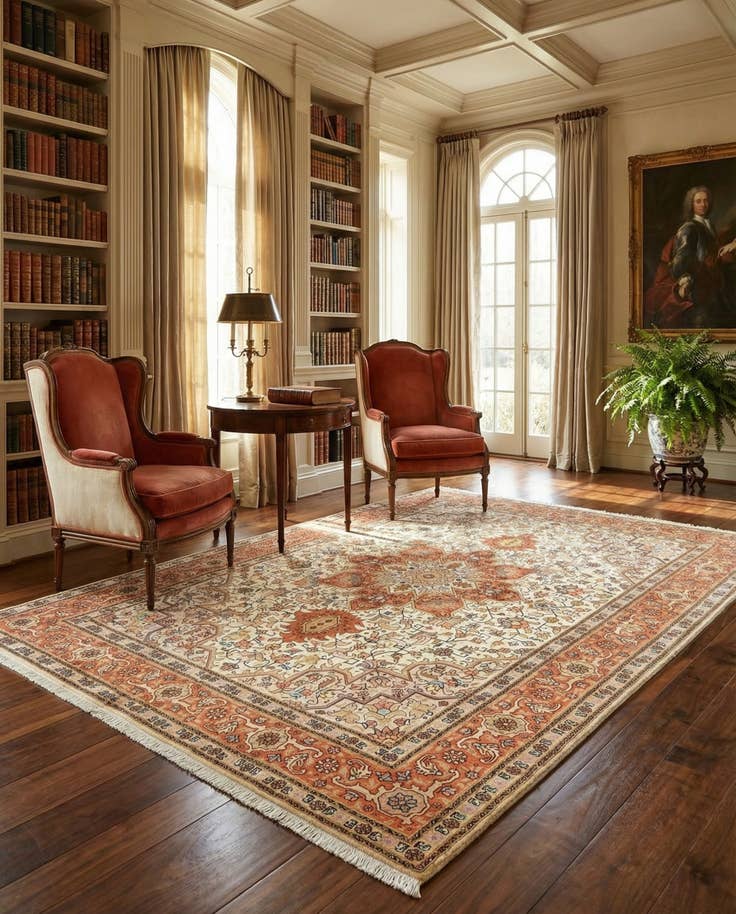 Detail image of 4' 11 x 6' 11 Tabriz Rug