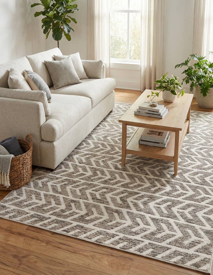 Detail image of 5' x 8' Washable Sabrina Soto Aston Indoor / Outdoor Rug