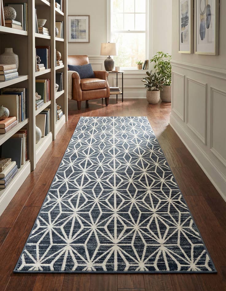 Detail image of Jill Zarin 2' 7 x 8' Uptown Fifth Avenue Runner Rug