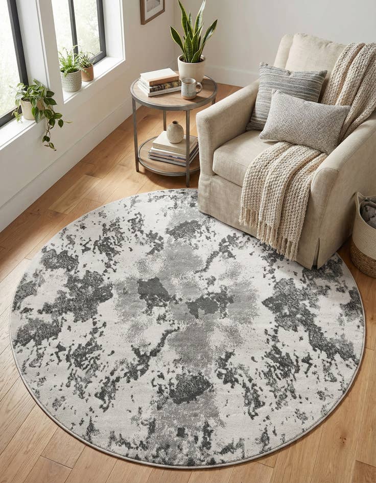 Detail image of 5' x 5' Metropolis Round Rug