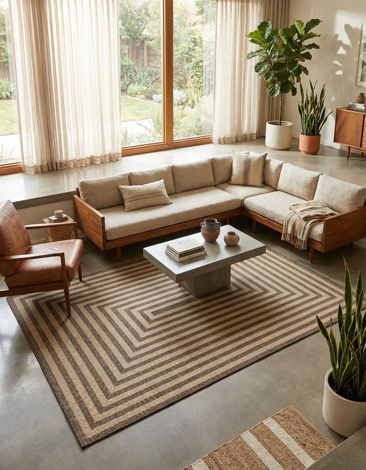 Detail image of 6' 3 x 9' Dunes Rug