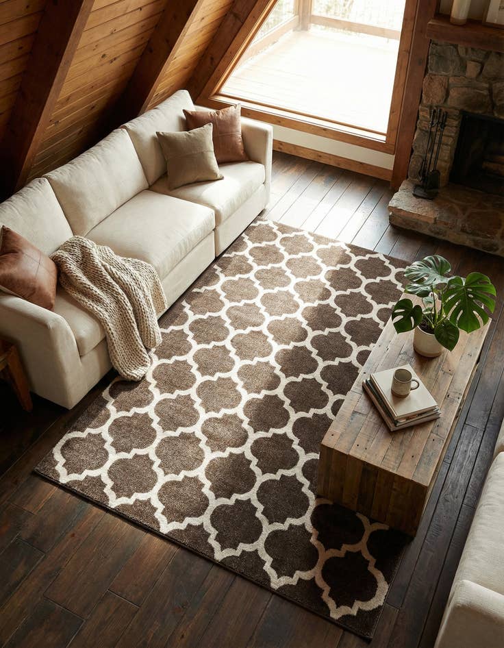 Detail image of 7' x 10' Lattice Rug