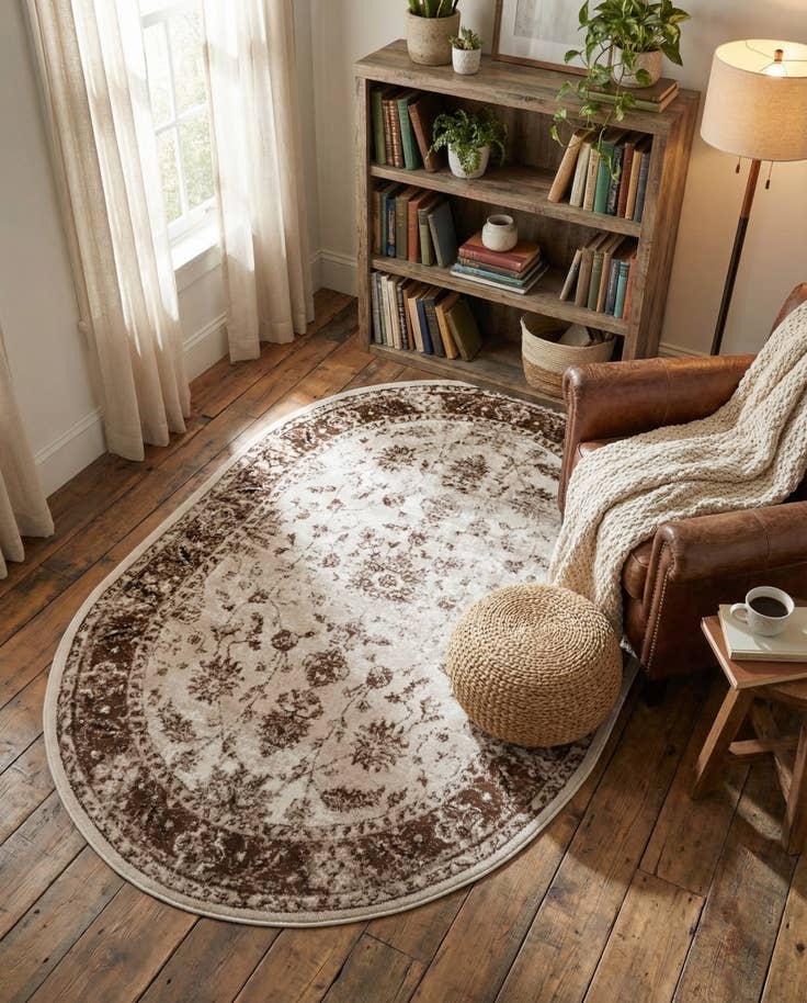 Detail image of 4' x 6' Himalaya Oval Rug