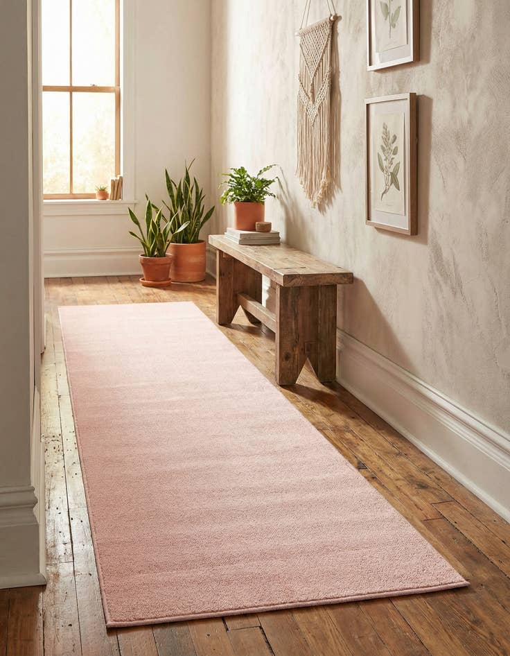 Detail image of 2' x 8' Everyday Solid Runner Rug