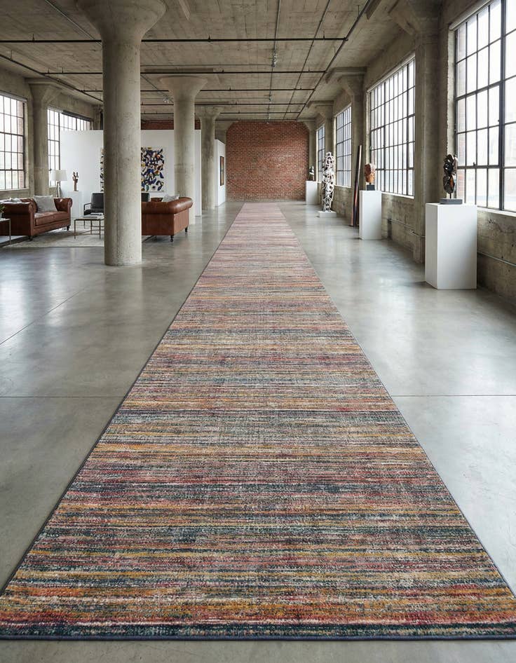 Detail image of 6' 3 x 20' 4 Gemstone Runner Rug