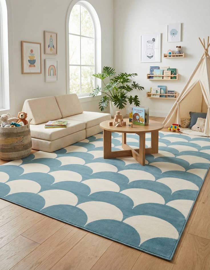 Detail image of 10' x 13' Whimsy Kids Rug
