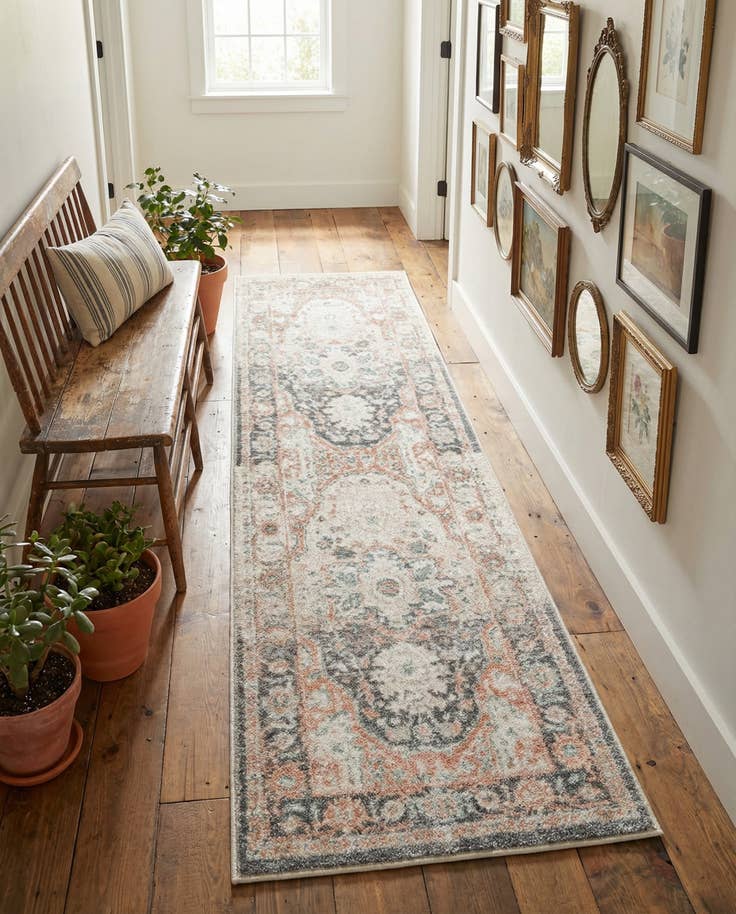 Detail image of 2' 7 x 10' Madeline Vintage Runner Rug