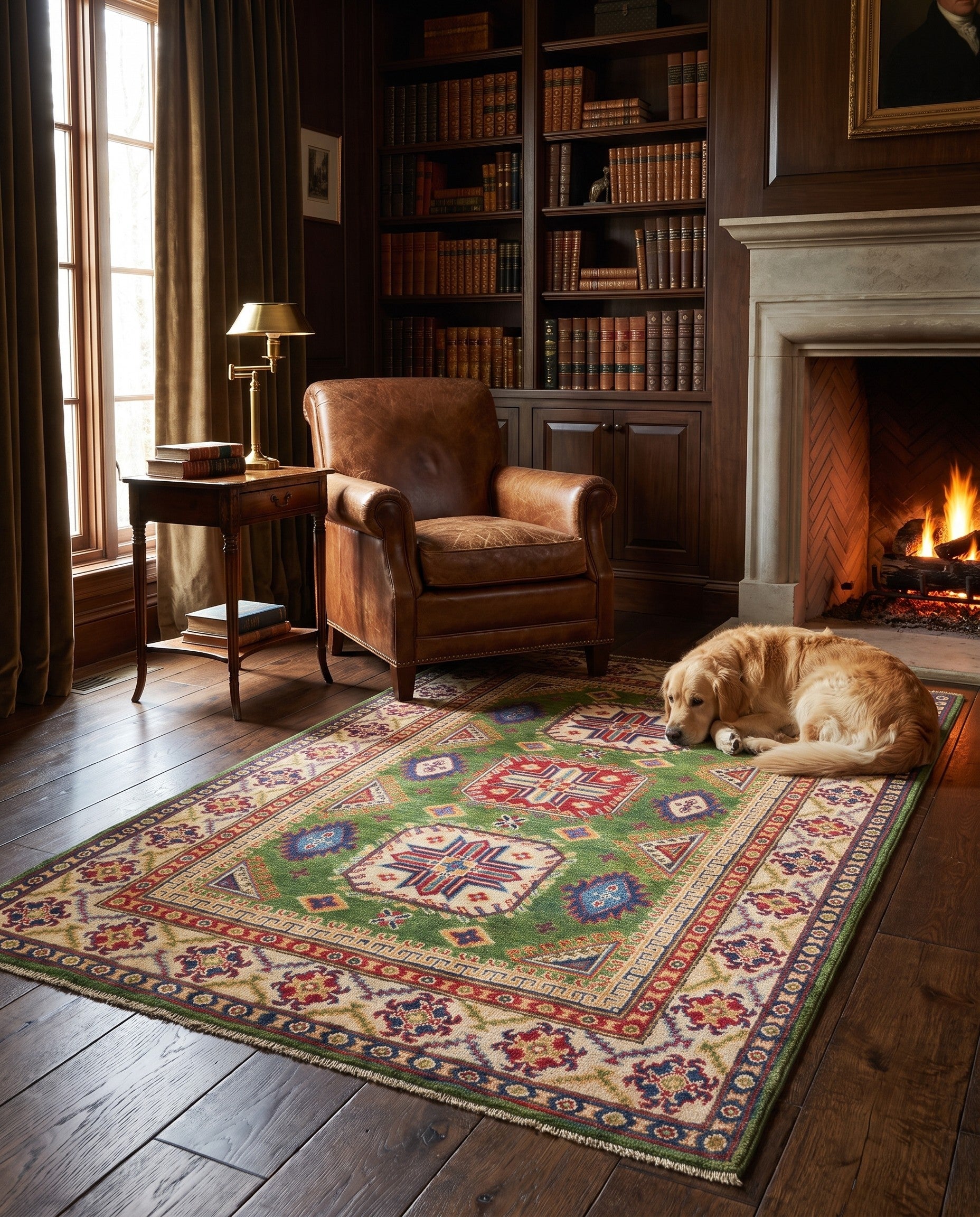 120cm x 185cm Hand Knotted Kazak Rug