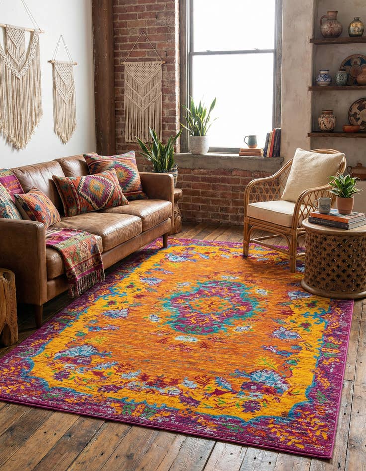 Detail image of 5' 3 x 8' Calypso Rug