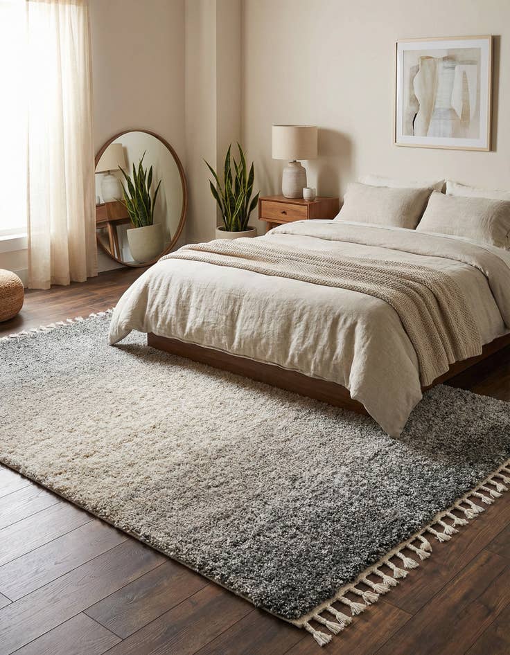 Detail image of 5' x 8' Athena Shag Rug