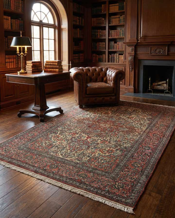 4' 10 x 7' 1 Kashan Rug