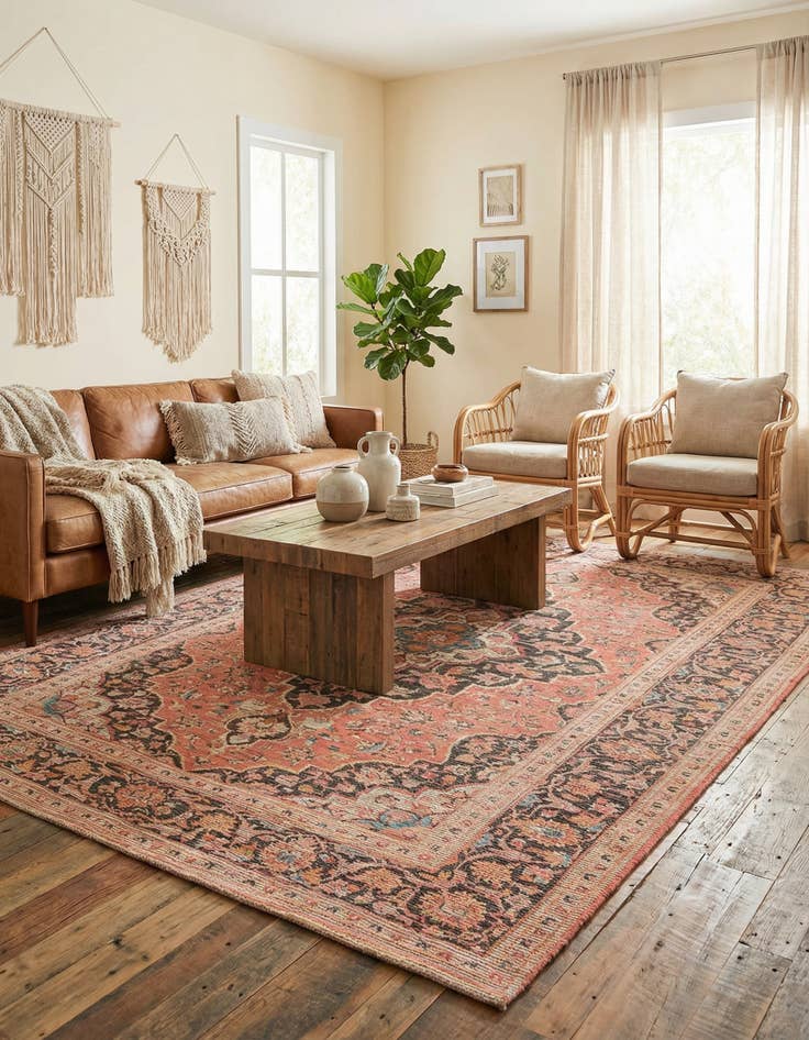 Detail image of 9' x 12' Chenille Jute Rug