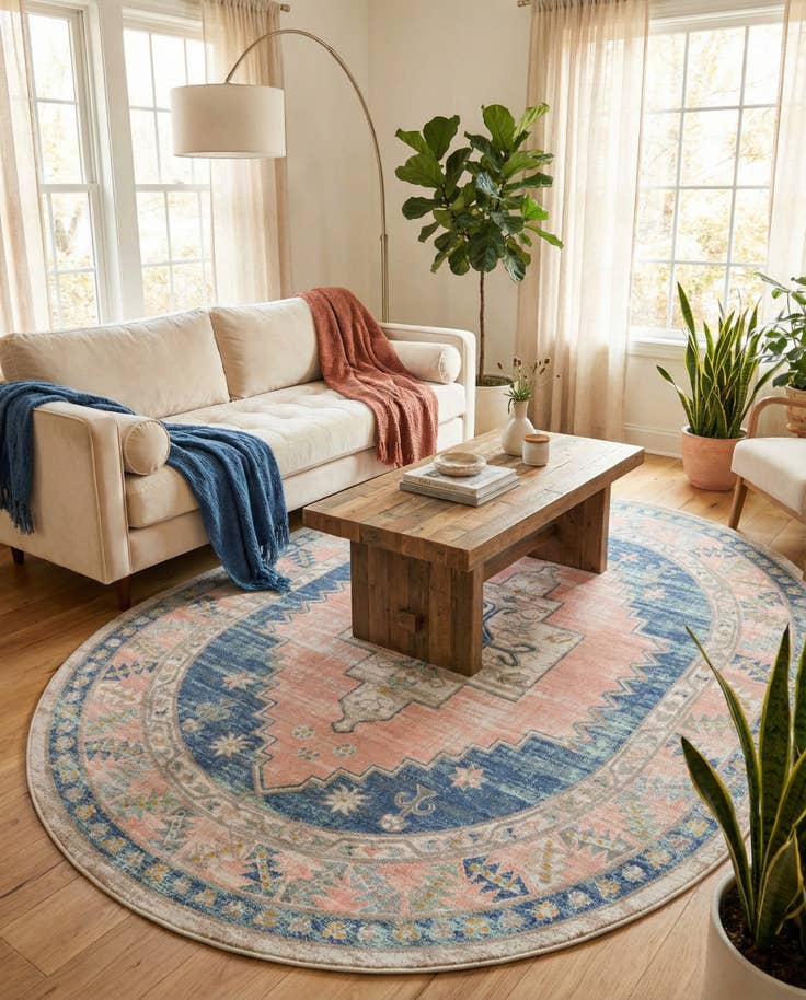 Detailansicht von 245cm x 305cm Whitney Oval Teppich